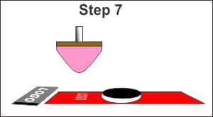 Pad Printing Step 7